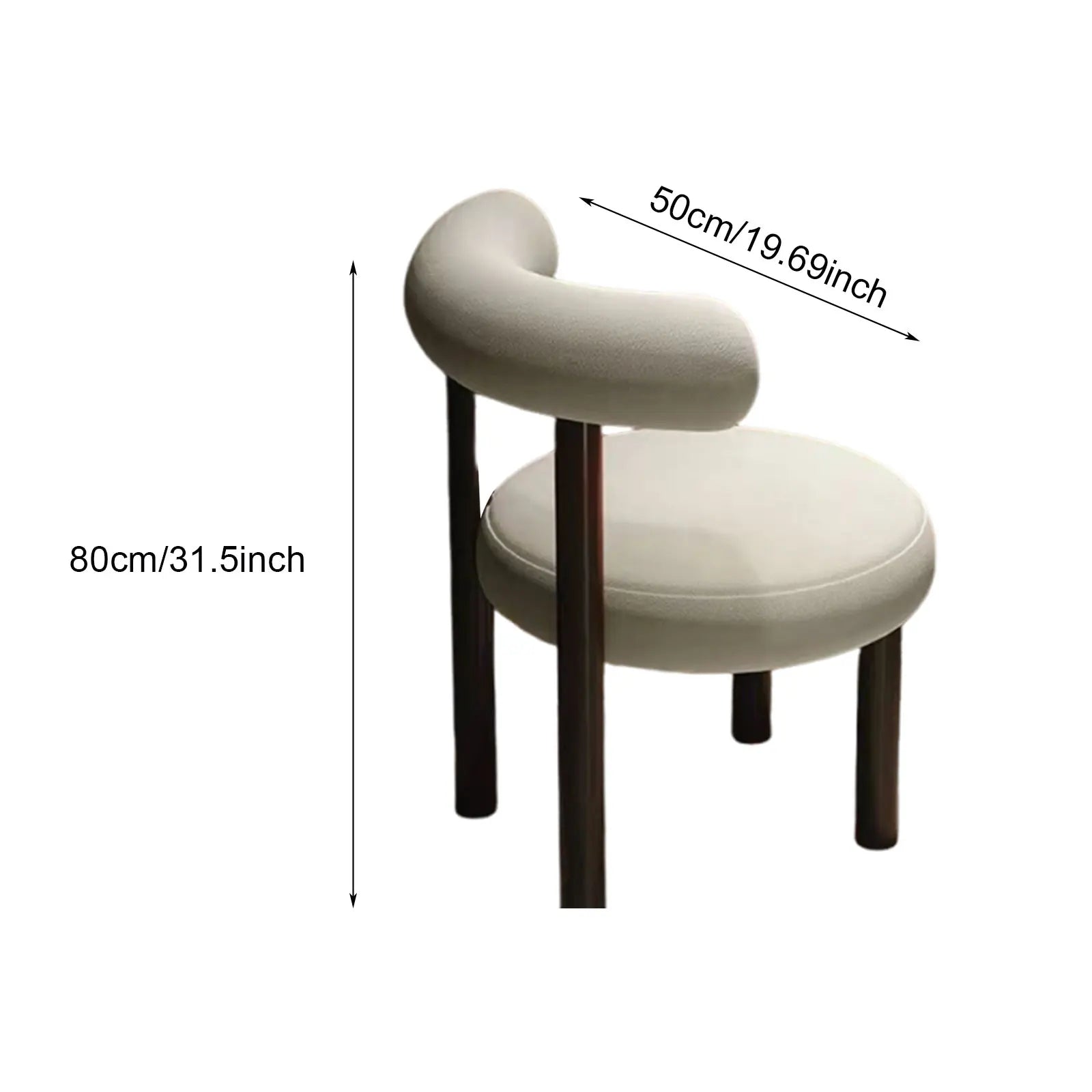 Minimalist Lliving Room Dressing Chair Make Up Nordic Design Office Dining Chair Kitchen Cafe Bedroom Furniture