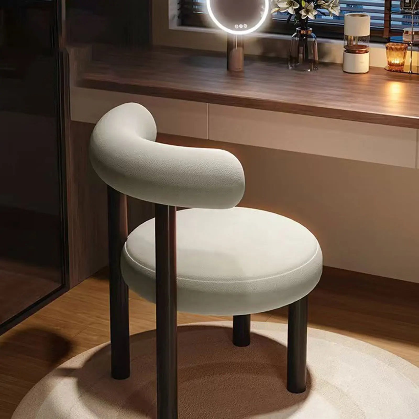Minimalist Lliving Room Dressing Chair Make Up Nordic Design Office Dining Chair Kitchen Cafe Bedroom Furniture