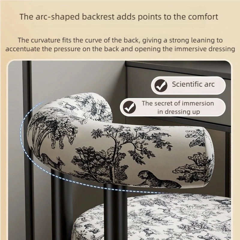 Minimalist Lliving Room Dressing Chair Make Up Nordic Design Office Dining Chair Kitchen Cafe Bedroom Furniture