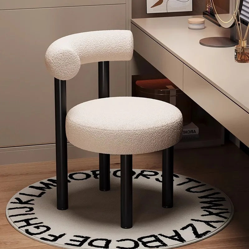 Minimalist Lliving Room Dressing Chair Make Up Nordic Design Office Dining Chair Kitchen Cafe Bedroom Furniture