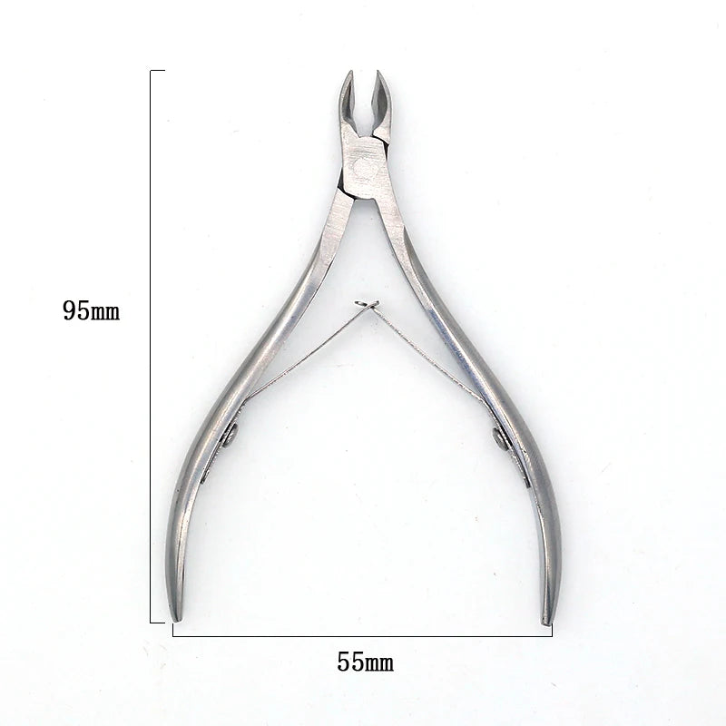 Nail Cuticle Nipper Scissors Stainless Steel Manicure Colorful Clipper Dead Skin Remover Pedicure Eagle Beak Pliers