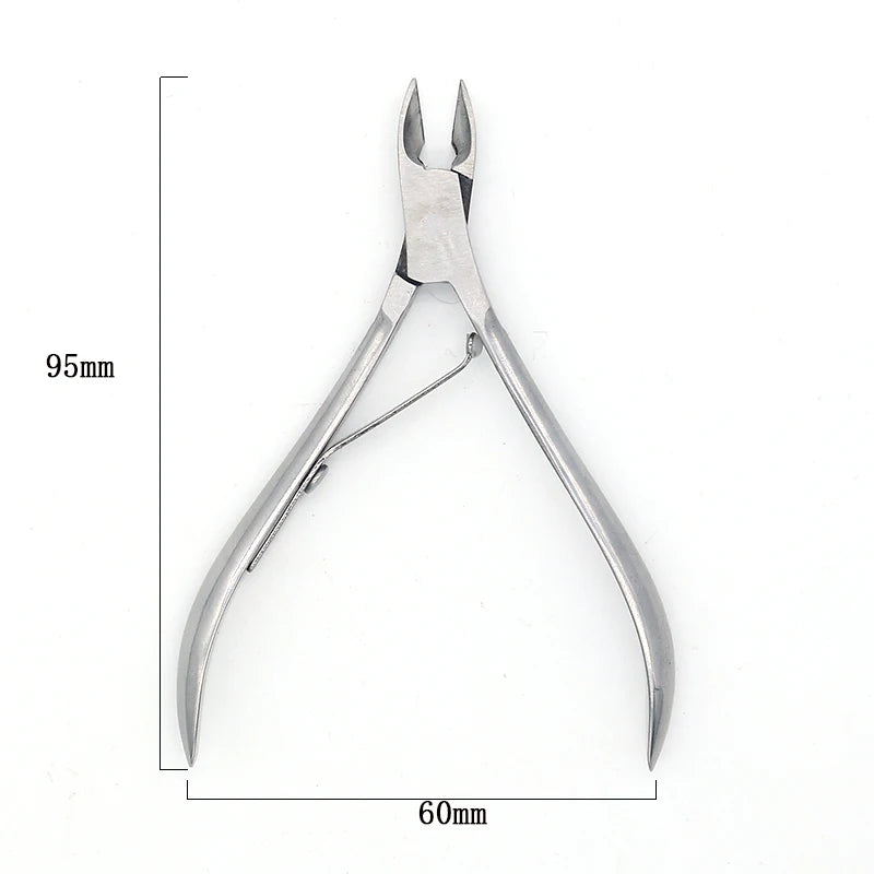 Nail Cuticle Nipper Scissors Stainless Steel Manicure Colorful Clipper Dead Skin Remover Pedicure Eagle Beak Pliers