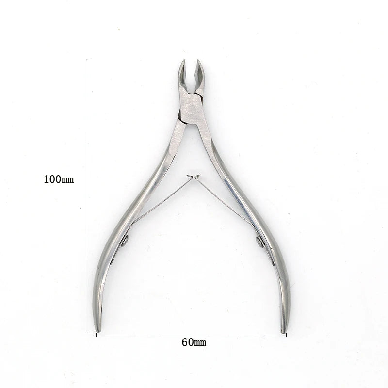 Nail Cuticle Nipper Scissors Stainless Steel Manicure Colorful Clipper Dead Skin Remover Pedicure Eagle Beak Pliers