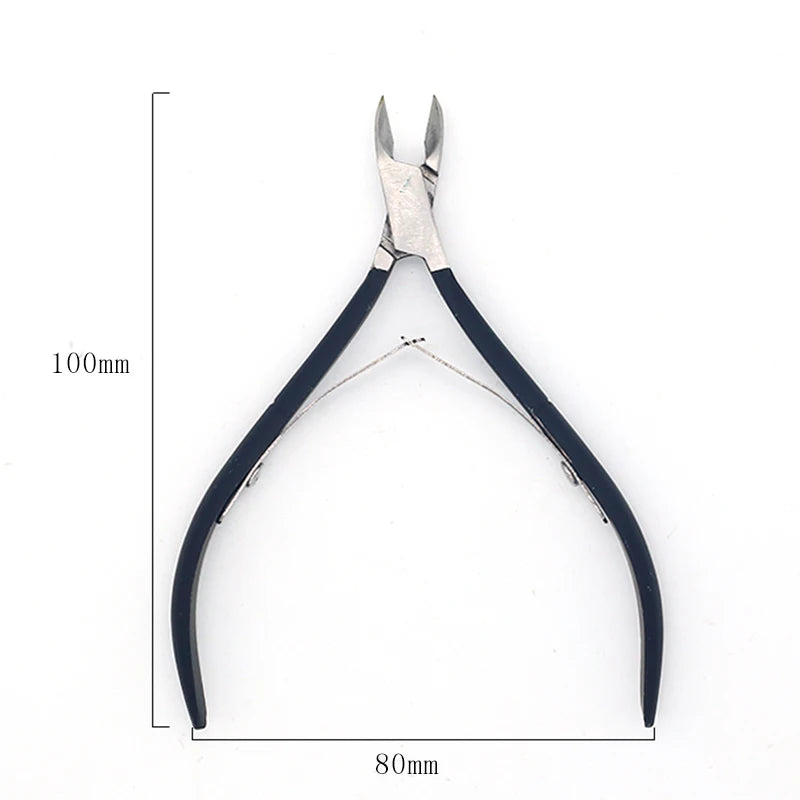 Nail Cuticle Nipper Scissors Stainless Steel Manicure Colorful Clipper Dead Skin Remover Pedicure Eagle Beak Pliers