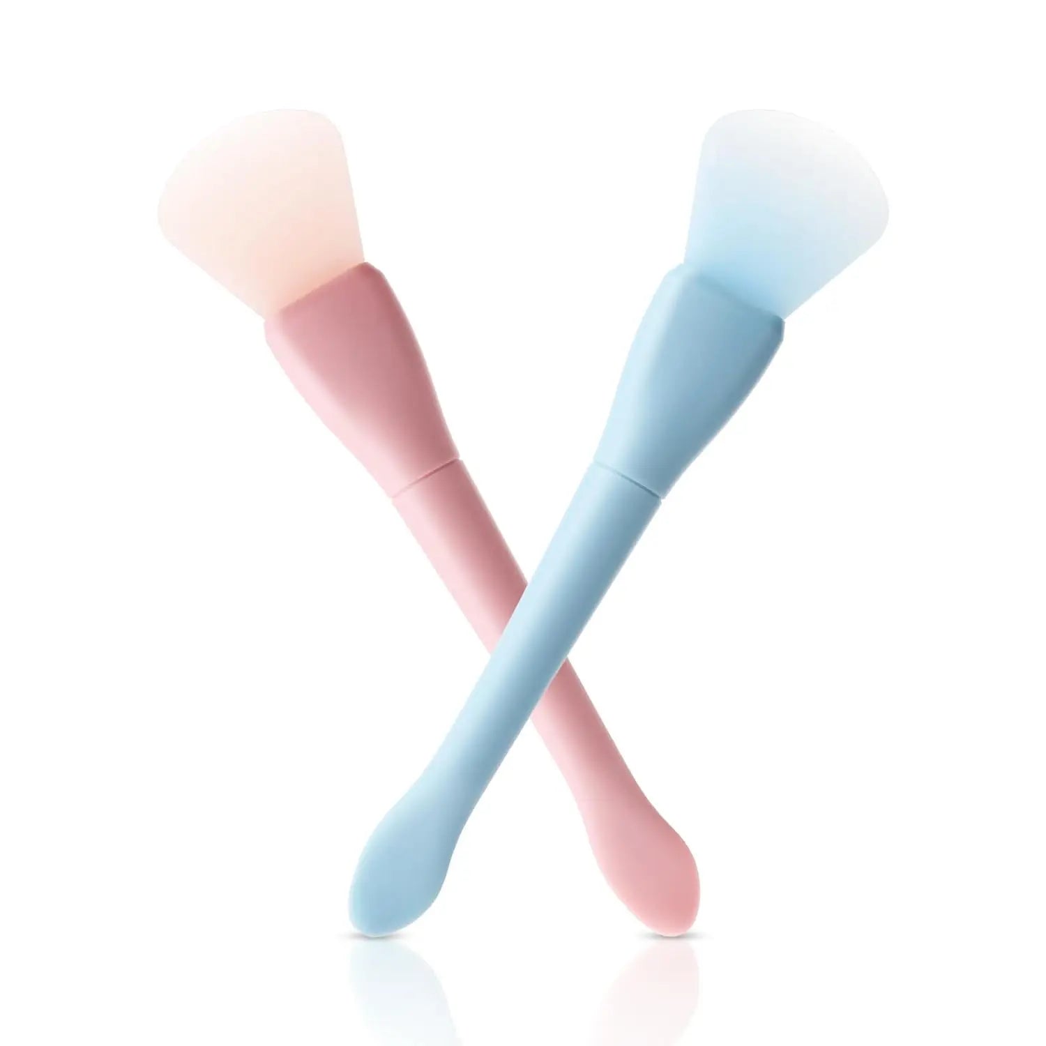 Silicone Face Mask Brush, Portable Soft Dual-Ended Moisturizing Mask Brush for Applying Cream & Lotion - Beauty Tool