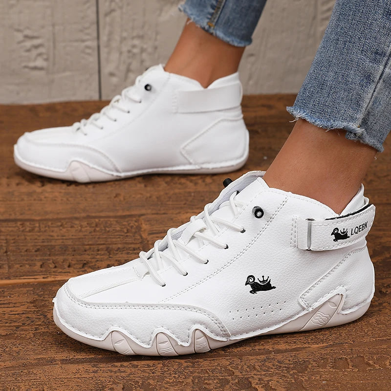 Women's New Lace Up Lightweight Shoes Are Breathable Comfortable Suitable for Daily Walking Anti Slip Retro Walking Casual Shoes