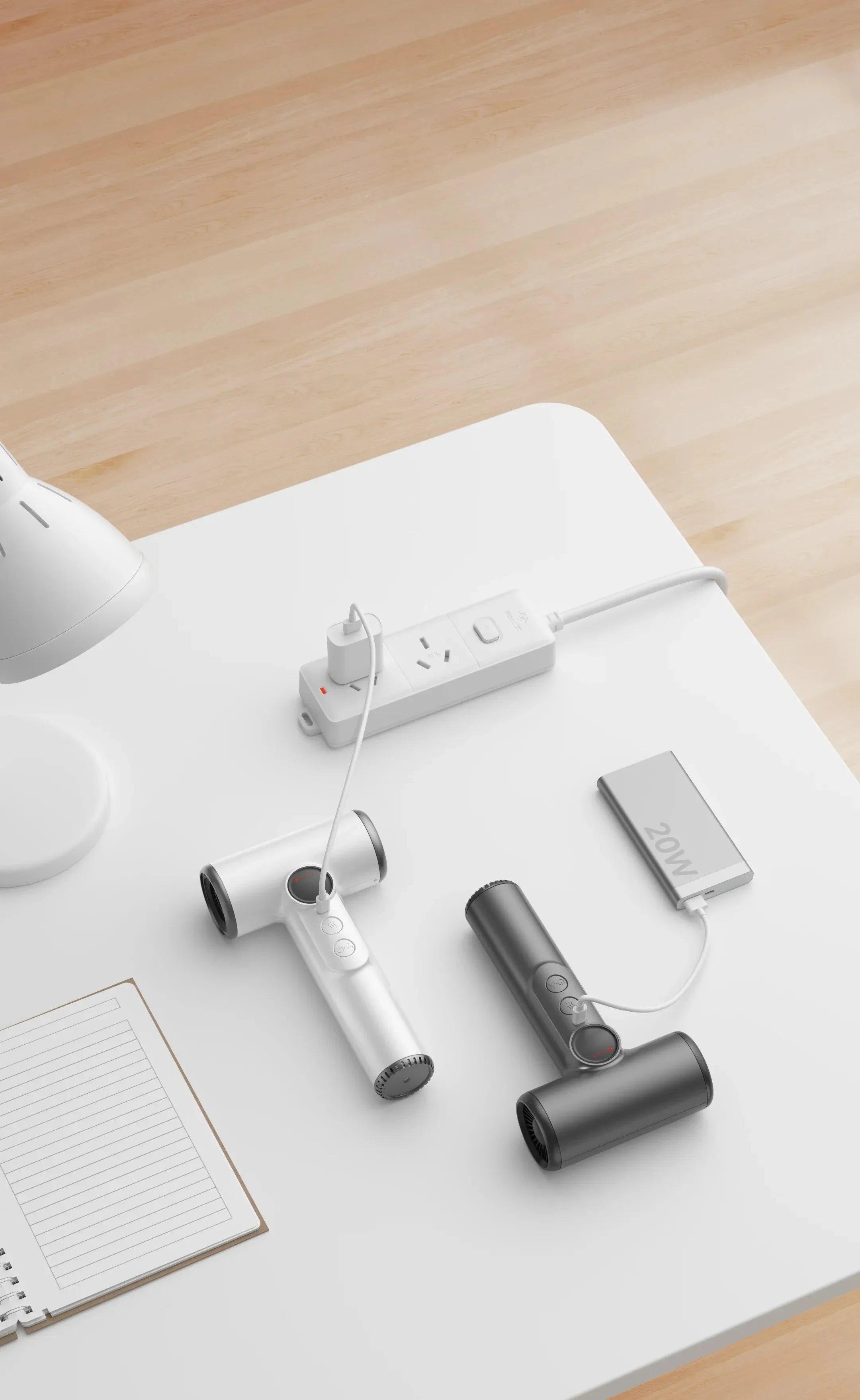 High-Speed Wireless Hair Dryer 30000Rpm Super Portable USB Charging Cold Warm Wind 100 Gear Settings for Kids Home Travel Use