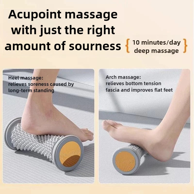 Foot Massager Plantar Fascia Roller Massage Roller Flat Feet Arch Trainer Muscle Relaxation Yoga Massage Ball Foot Care Tool