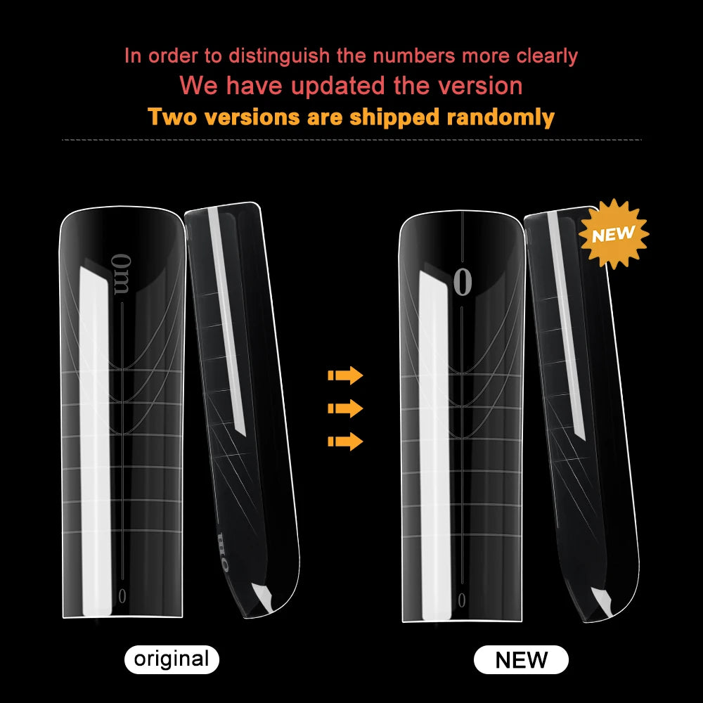 TP 75pcs/150pcs Stiletto Dual Form Nail Acrylic Quick Building Gel Mold Full Cover Extension Upper Mold False Nail Tips Top Form