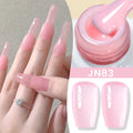 BORN PRETTY 10ml Jelly Nude Gel Nail Polish 50 Colors Semi Transparent Nail Art Nail Supplies Soak off UV LED Nails Gel Varnish