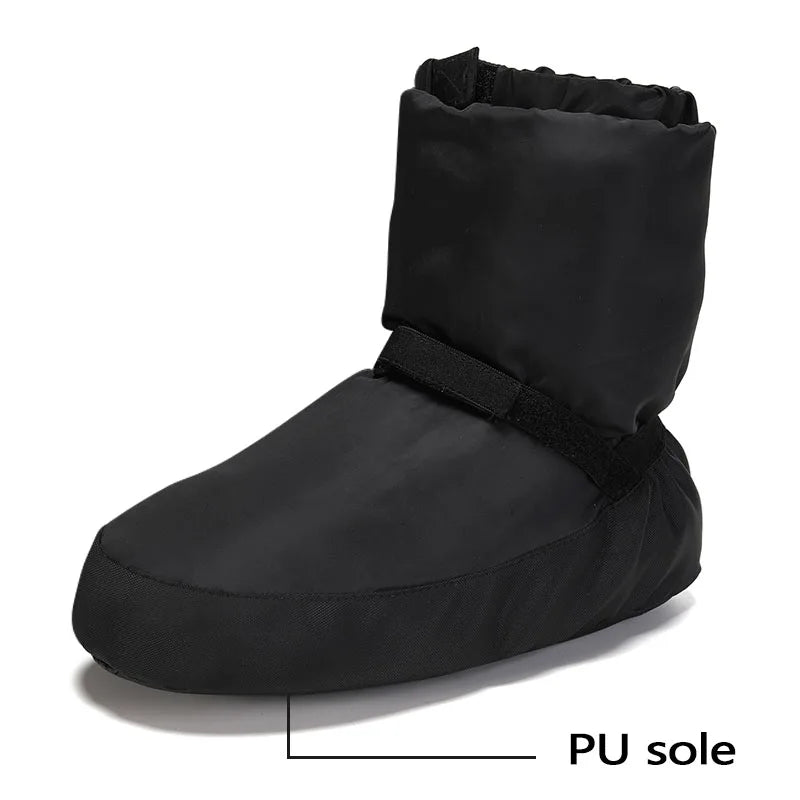 Winter Ballet Dance shoes cotton Dance boots Women Flat dancing shoes Adults soft thickened sole warm cotton Ballerina Boots