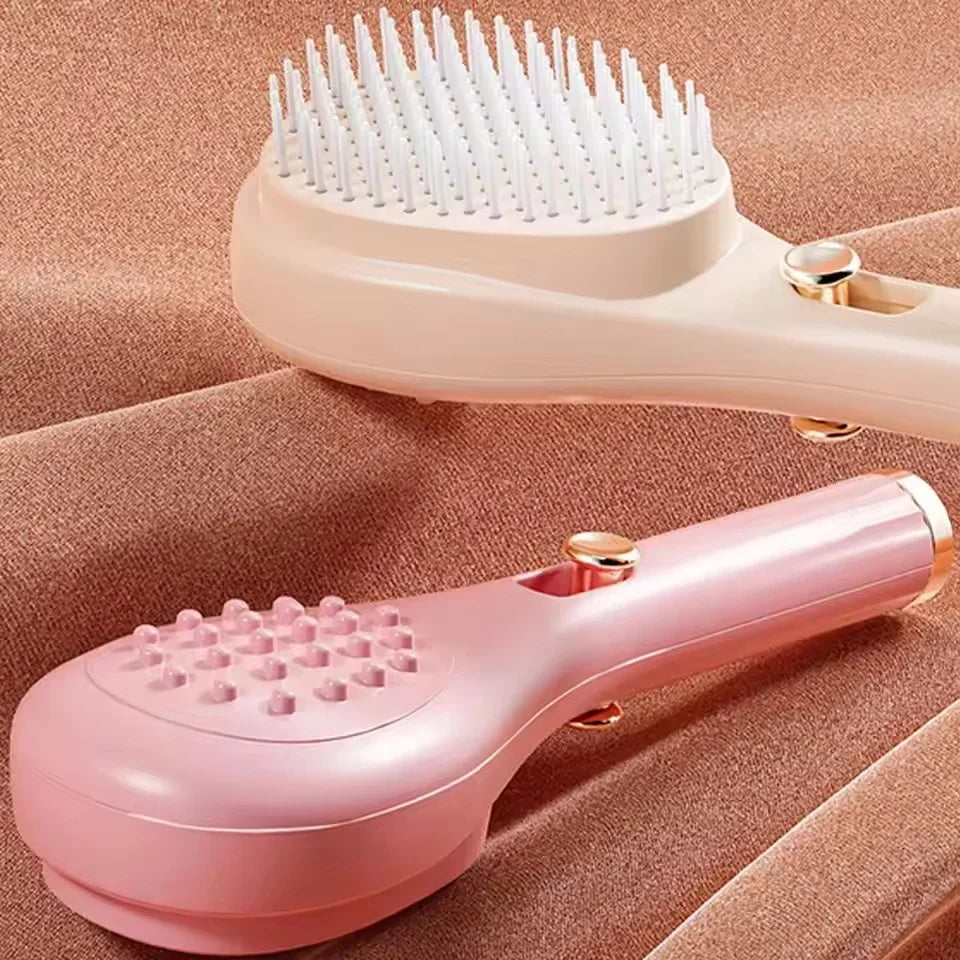 Self Cleaning Hair brush Retractable Hair Brush For women,Airbag Massage Combs for Thick Hair Long Hair