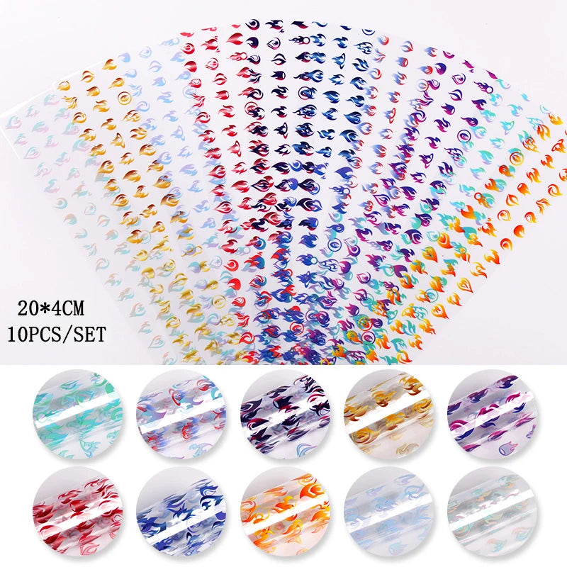 Nail Sticker Marble Pattern Nail Foil Nail Art Transfer Decals Slider Nail Water Decal Design Accessories Manicures Decorations