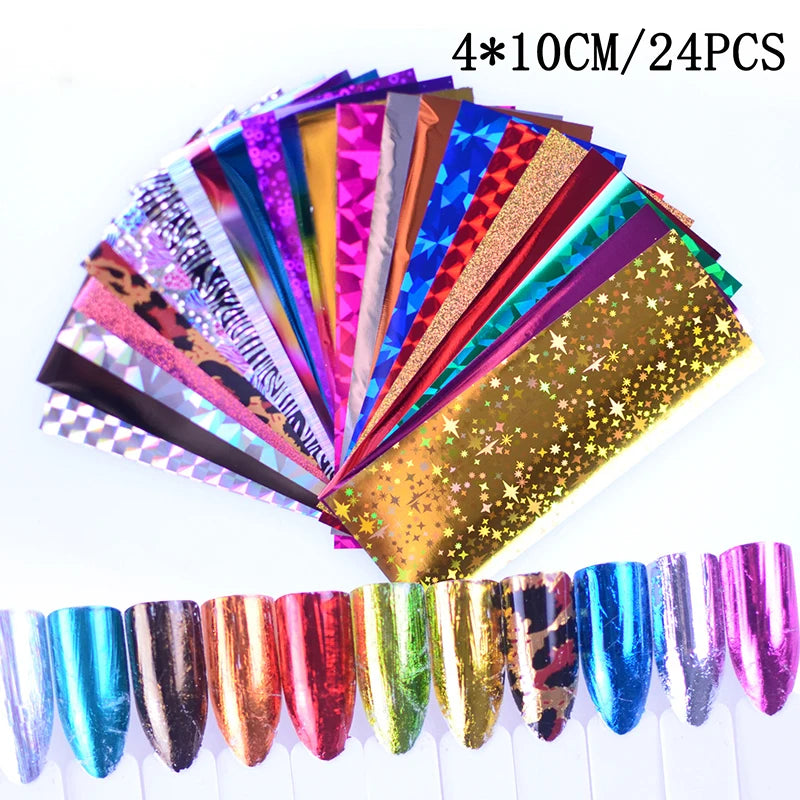 Nail Sticker Marble Pattern Nail Foil Nail Art Transfer Decals Slider Nail Water Decal Design Accessories Manicures Decorations