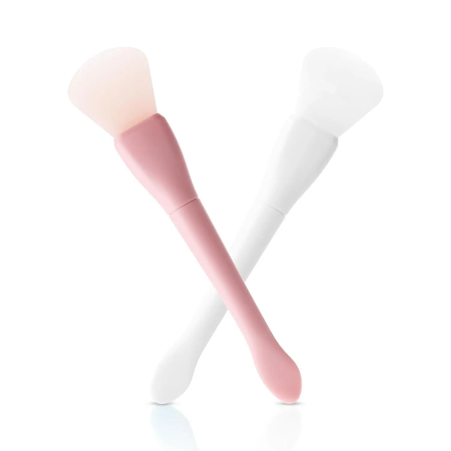 Silicone Face Mask Brush, Portable Soft Dual-Ended Moisturizing Mask Brush for Applying Cream & Lotion - Beauty Tool