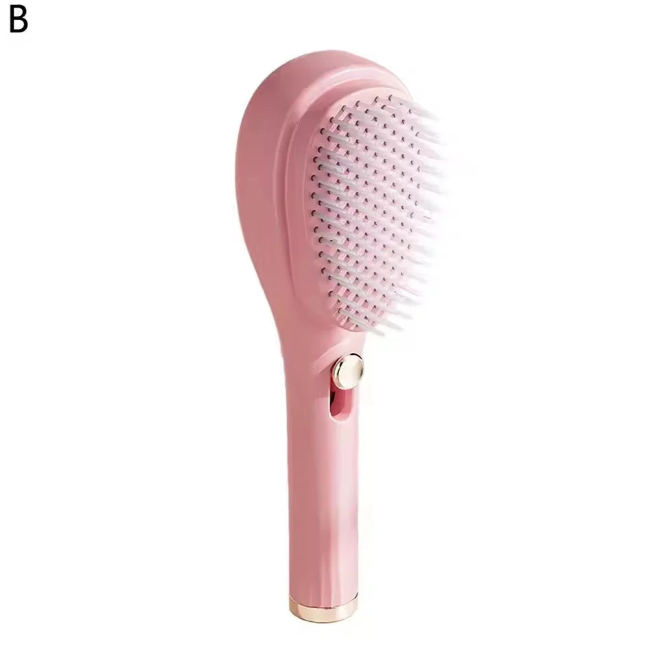 Self Cleaning Hair brush Retractable Hair Brush For women,Airbag Massage Combs for Thick Hair Long Hair
