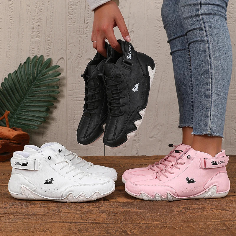 Women's New Lace Up Lightweight Shoes Are Breathable Comfortable Suitable for Daily Walking Anti Slip Retro Walking Casual Shoes