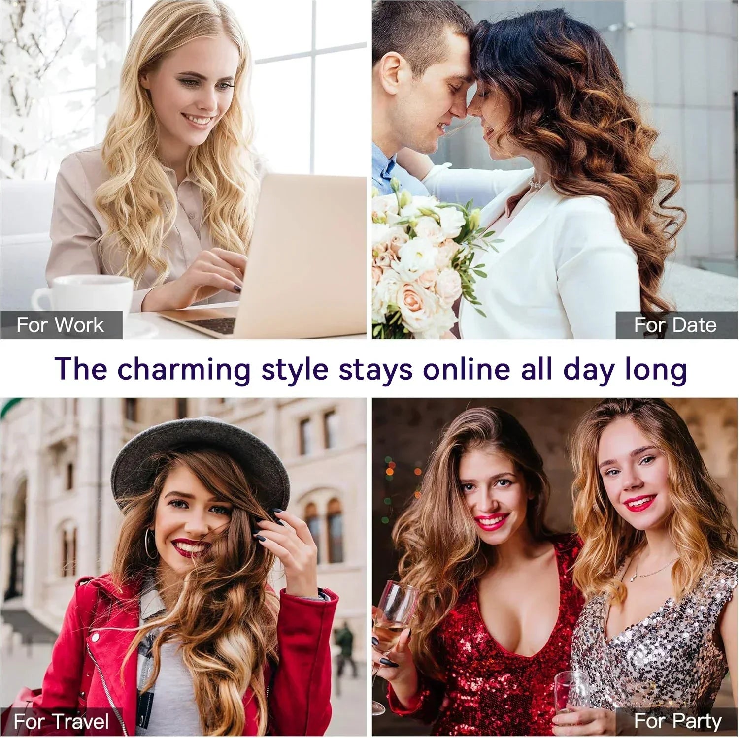 6IN1 Multi Hair Styler, 1300W High Power, Combines Drying, Straightening and Curling Functions, Suitable for Home and Salon Use