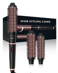 2 in 1 Thermal Brush Set Double PTC Heated Heat Round Brush Ionic Curling Brush 11 Temps Heated Curling Brush