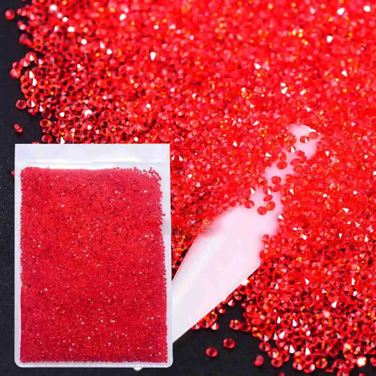 1440Pcs/Bag Glitter Caviar Nails Rhinestones Fairy Micro Crystal Beads 3D AB Crystal Nail Art Accessories DIY Design Manicure