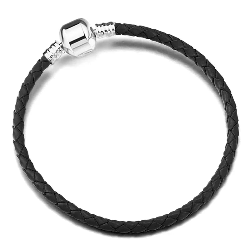 925% sterling silver charm bracelet for women's fashion classic telescopic butterfly bracelet original DIY high-quality jewelry