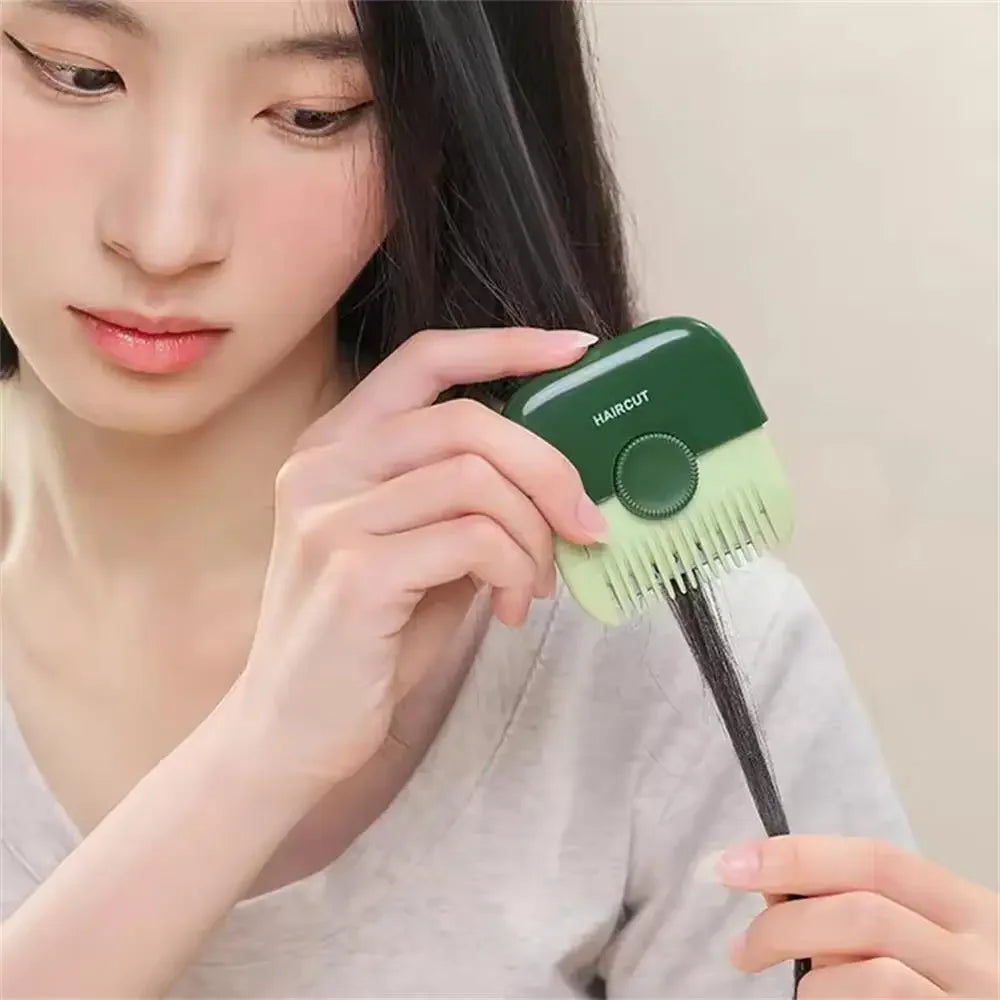 Household Multifunctional Trimming Comb - Cute Portable Hair Trimmer for Thinning & Styling Women's and Children's Hair