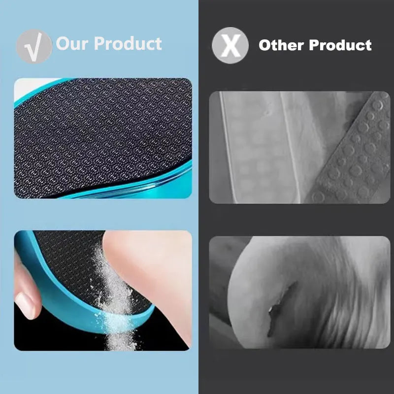 Nano Glass Foot File Callus Remover Heel Scraper in Shower Foot Scrubber Dead Skin Remover Pedicure Foot Buffer for Soft Feet