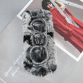 Autumn Winter Lady Real Rex Rabbir Fur Scarf Elastic Real Rex Rabbit Fur Headbands Flowers Natural Rex Rabbit Fur Ring Scarves