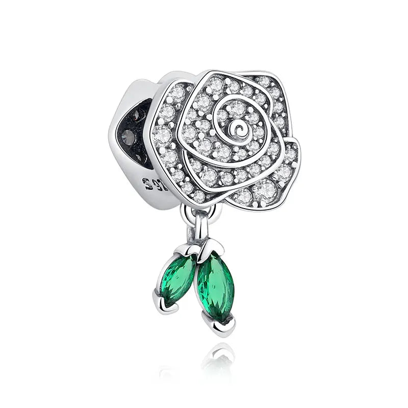 Original 925 Sterling Silver Charms Butterfly Firefly Lucky Clover Beads Fit Brand Bracelets Necklaces Diy Jewelry For Women