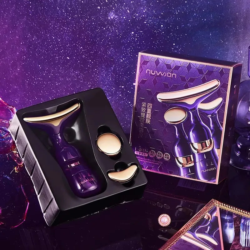 3-in-1 Facial Massager, Lifting and Firming Neck, Slimming Face, and Skin Rejuvenation Home Use Facial Massager, Beauty Tool.