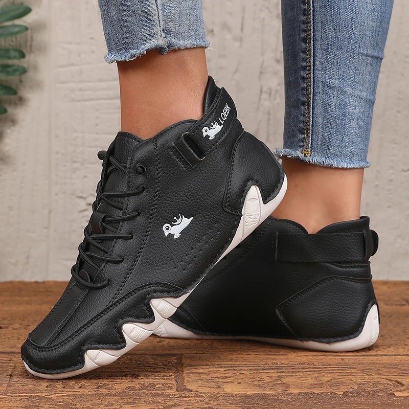 Women's New Lace Up Lightweight Shoes Are Breathable Comfortable Suitable for Daily Walking Anti Slip Retro Walking Casual Shoes