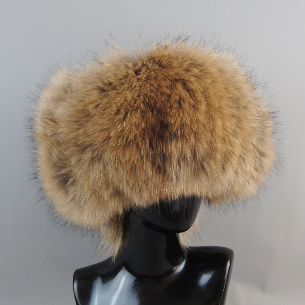 2025 Hot Sale Men Outdoor Windproof Winter Natural Real Fox Fur Bombers Hats Quality Cap Man Luxury Real Sheepskin Leather Hat