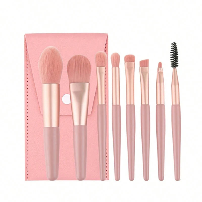 13 PCS Makeup Brushes Set Eye Shadow Foundation Women Cosmetic Brush Eyeshadow Blush Beauty Soft Make Up Tools Bag