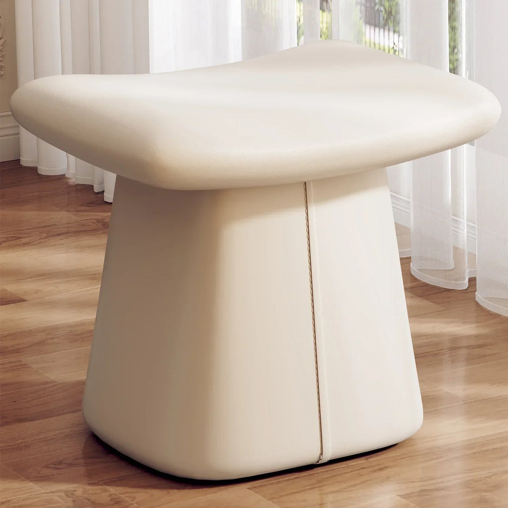 Designer Dressing Stool Makeup Bedroom Chair Nail Art Soft Seat Leather Seating Pier Home Light Luxury Shoeshine Stool