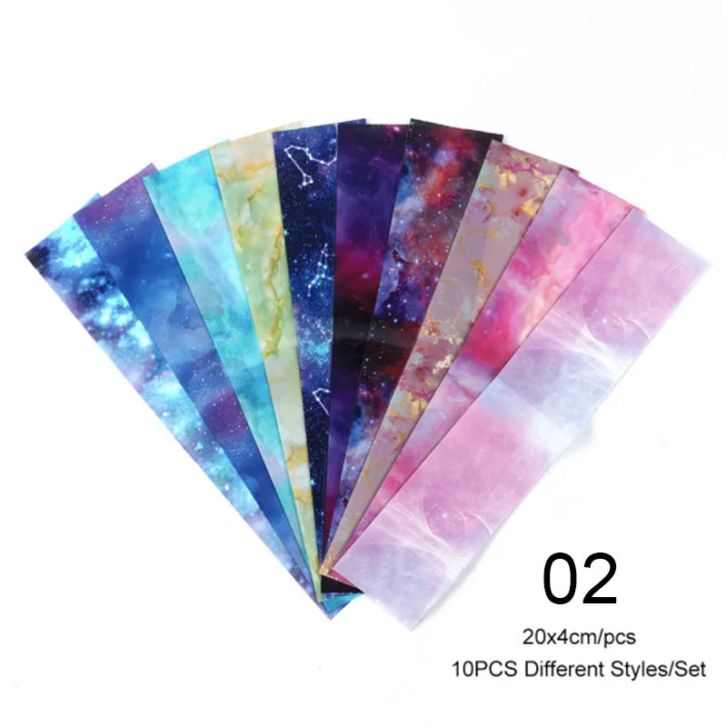 Nail Sticker Marble Pattern Nail Foil Nail Art Transfer Decals Slider Nail Water Decal Design Accessories Manicures Decorations