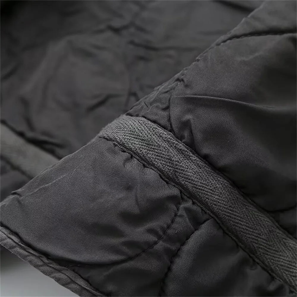 Autumn/Winter New Product Fashion Casual Women's Wear Simple and Versatile Quilted Cotton Clothing