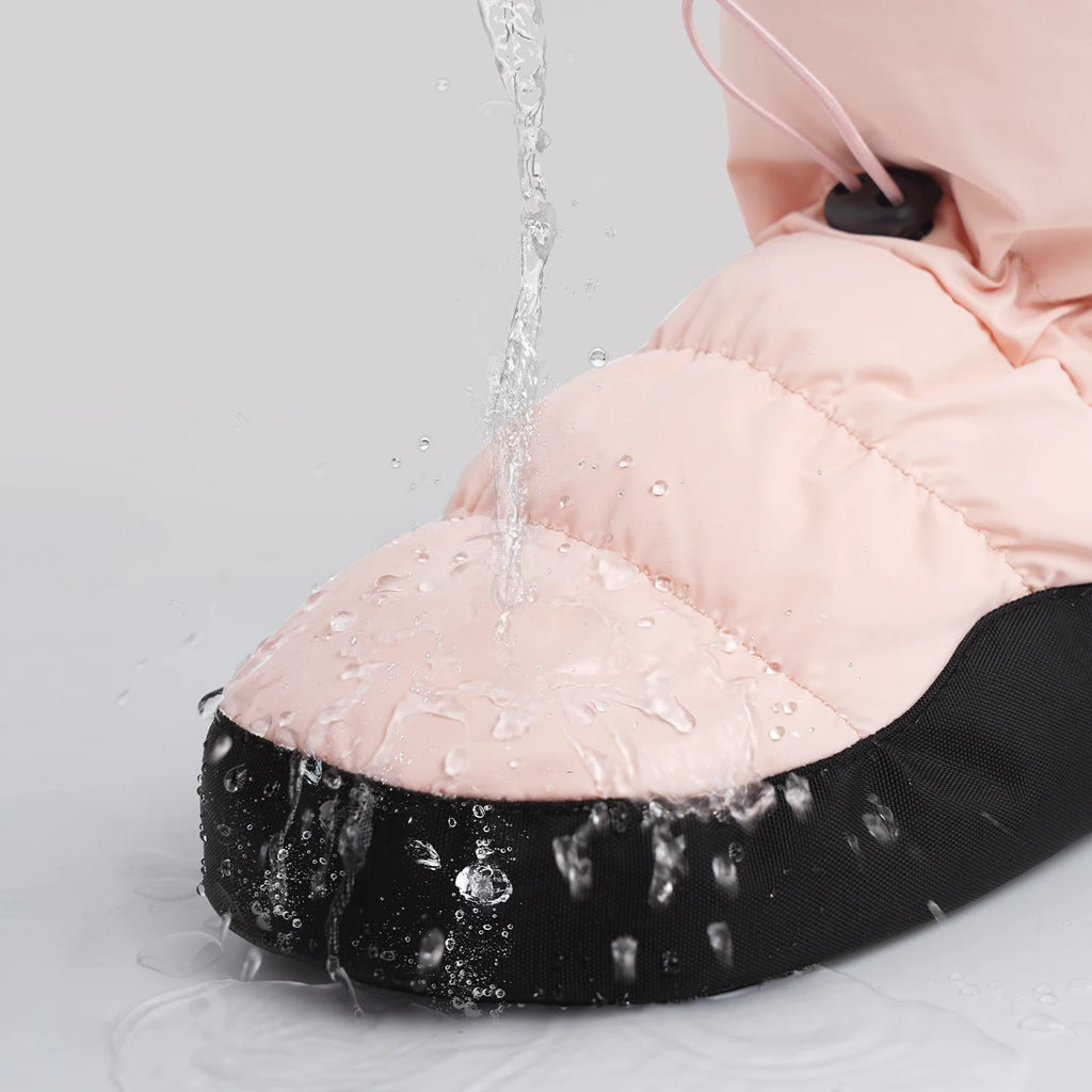 Dance Boots Shoes Ballet Slippers Women Water-proof Warm Up Booties for Adult Ballerina Elastic Shoes Girls Anti-slip Booties