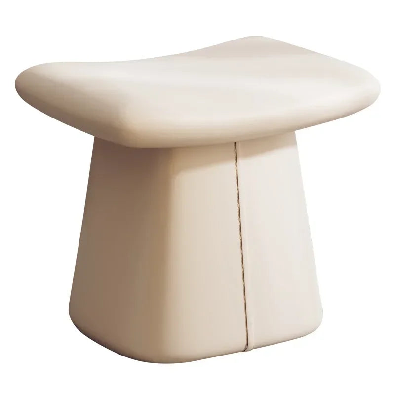 Designer Dressing Stool Makeup Bedroom Chair Nail Art Soft Seat Leather Seating Pier Home Light Luxury Shoeshine Stool