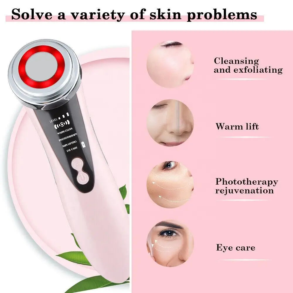 Multifunction Facial Massager 4 in 1 RF EMS Facial Radio Frequency Device Electric Facial Massager Beauty Device Skin Care Tools
