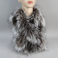2025 Brand Hot Sale Men Women Genuine Fox Fur Scarf 100% Real Natural Fox Fur Collar Scarves Wraps Good Quality Fur Ring Muffler