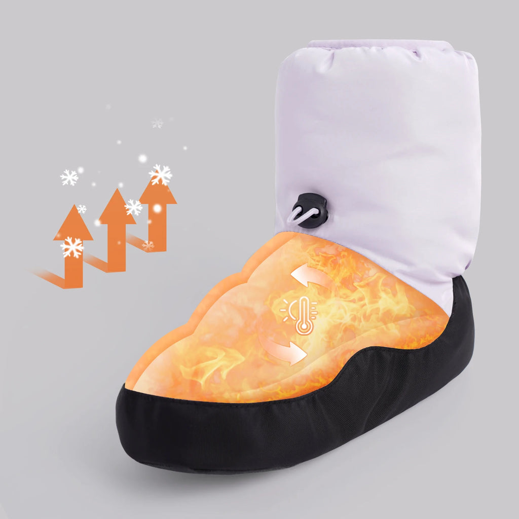 Dance Boots Shoes Ballet Slippers Women Water-proof Warm Up Booties for Adult Ballerina Elastic Shoes Girls Anti-slip Booties