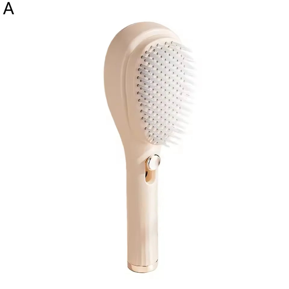 Self Cleaning Hair brush Retractable Hair Brush For women,Airbag Massage Combs for Thick Hair Long Hair
