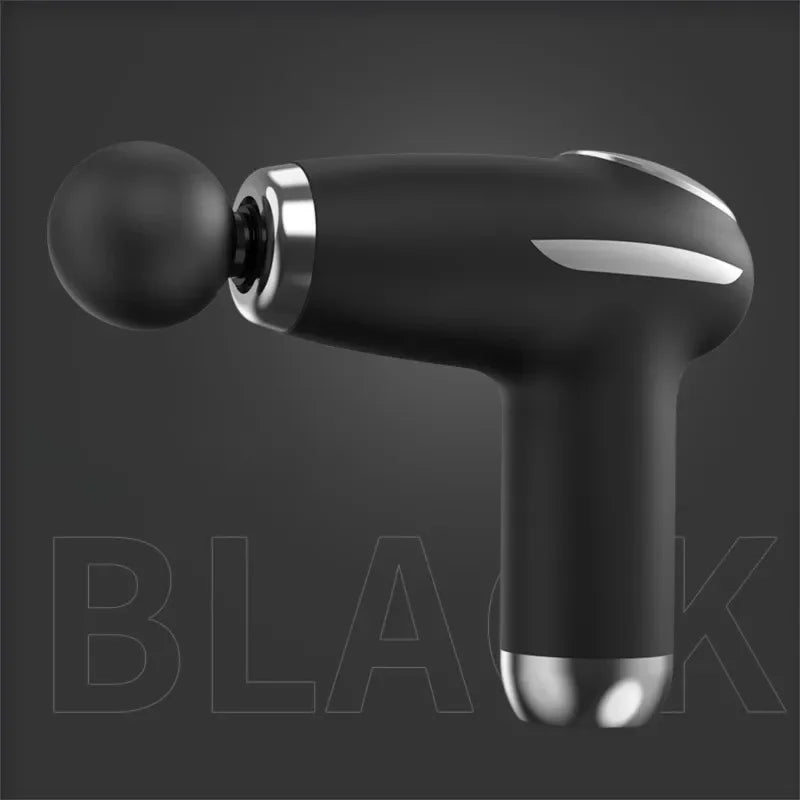 Household Portable Muscle Relaxation Device - Rechargeable, 4 Interchangeable Massage Heads, Powerful Full-Body Massage Gun