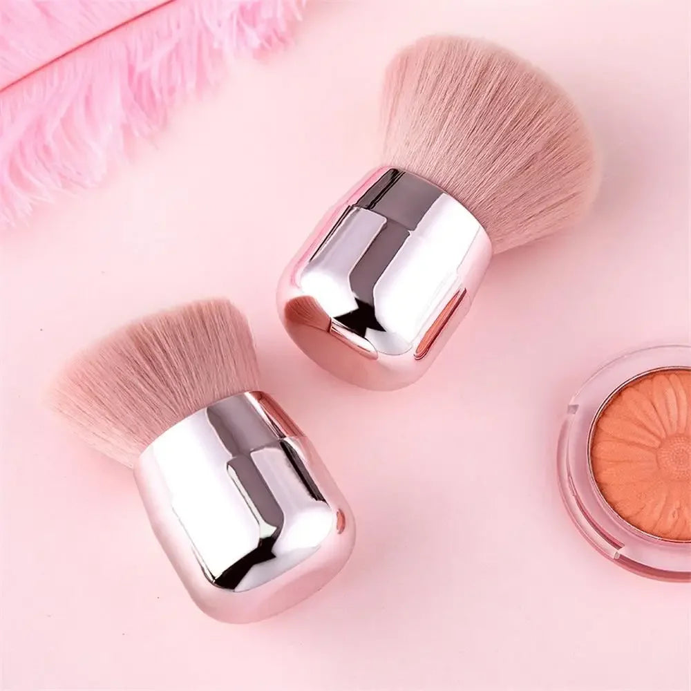 Fluffy Soft Mushroom Head Loose Powder Makeup Brush, Angled Contour Brush, Large Powder Contour Blush Makeup Brush