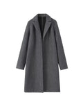 2025 women's wear  new European style women's wear new fashion casual temperament simple cloth coat coat wool coat