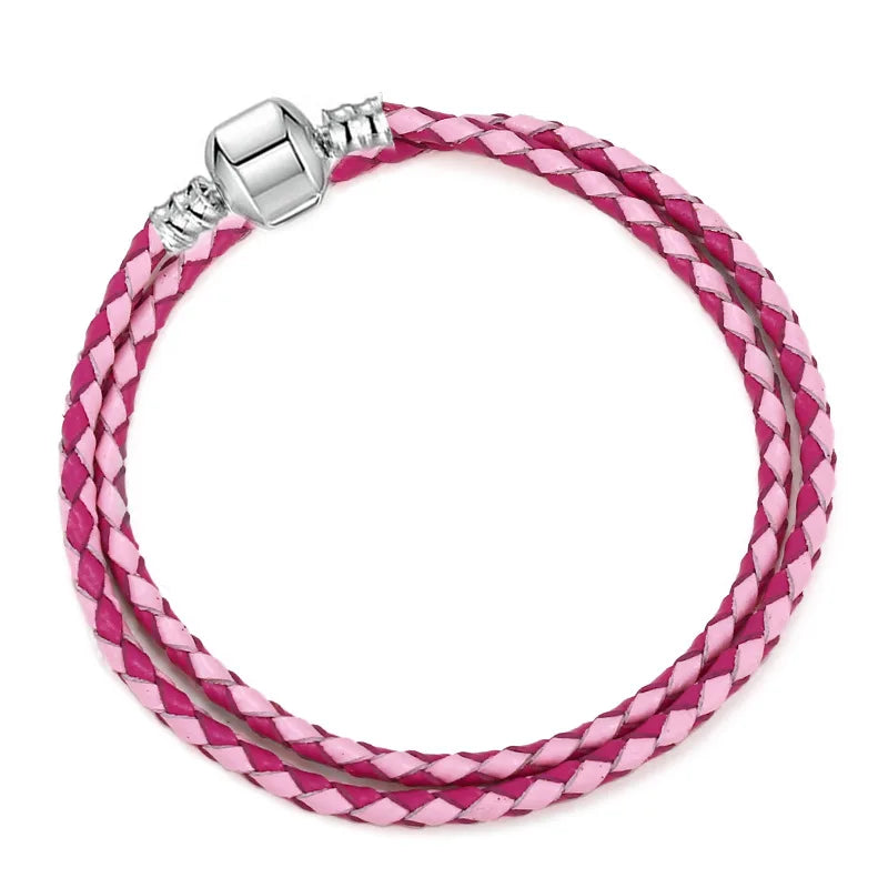 925% sterling silver charm bracelet for women's fashion classic telescopic butterfly bracelet original DIY high-quality jewelry