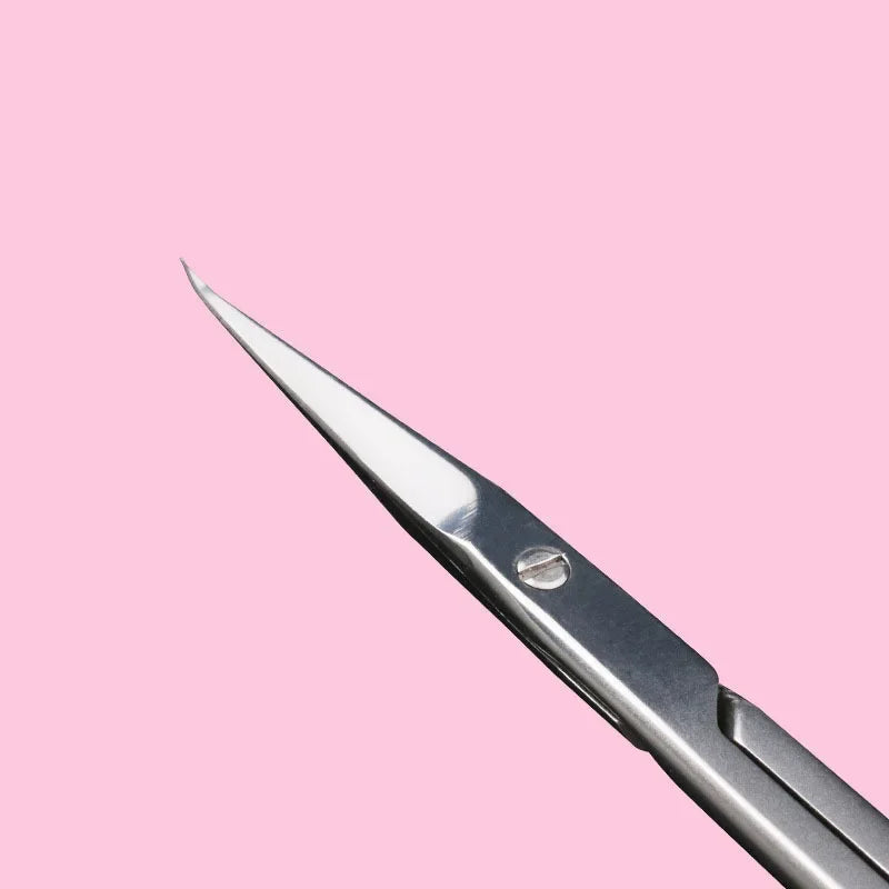 High Quality Warping Tip Cuticle Scissors anti-slippery handle Manicure Stainless Steel Nail skin Cuticle Trimmer Nippers