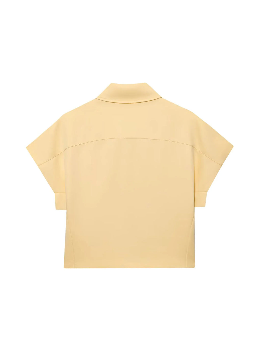 Women's Casual Zipper Jackets Streetwear New In Outerwears Women Bomber Jacket Yellow Fashion Chic Lady High Street Cropped