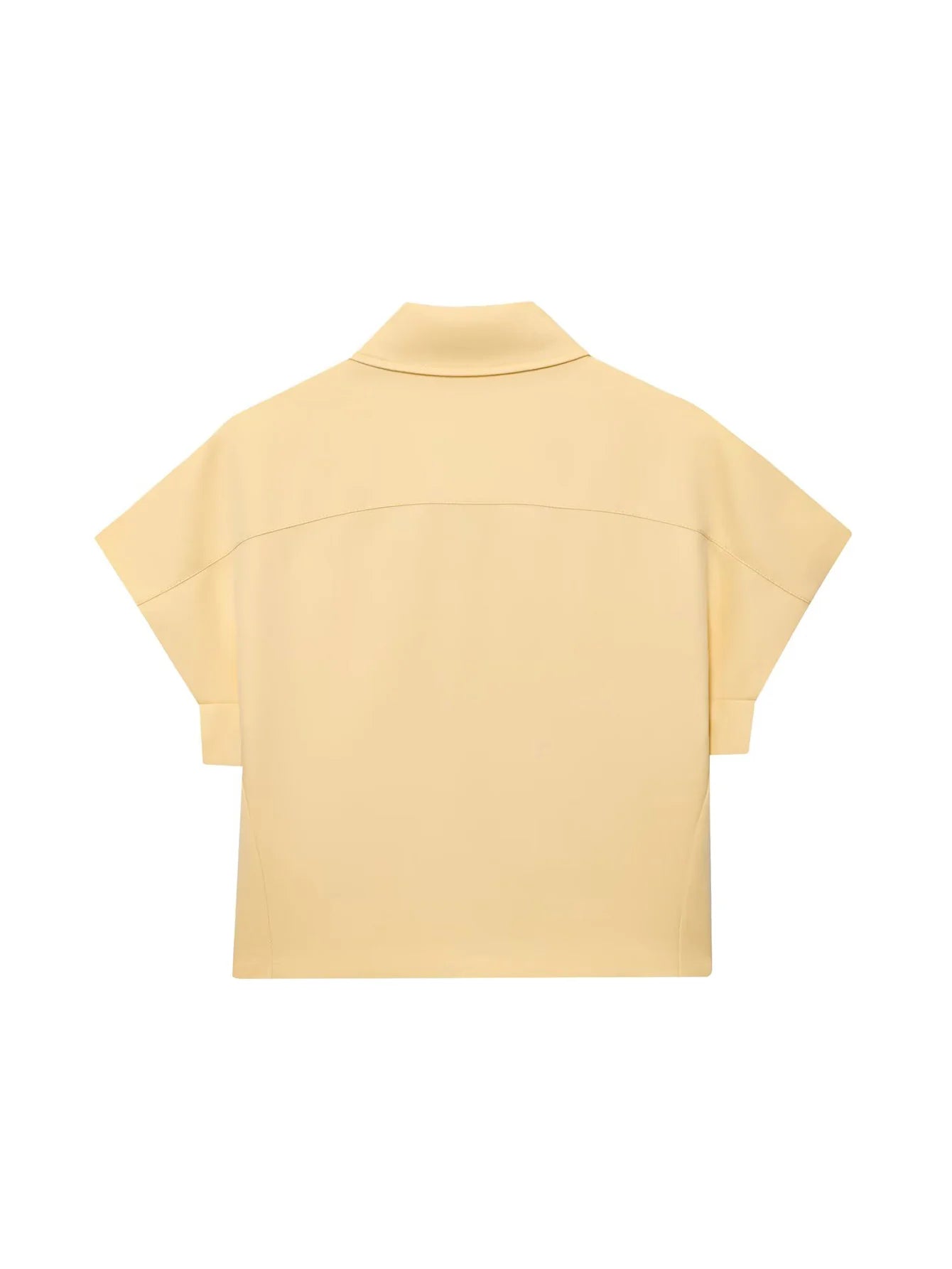 Women's Casual Zipper Jackets Streetwear New In Outerwears Women Bomber Jacket Yellow Fashion Chic Lady High Street Cropped