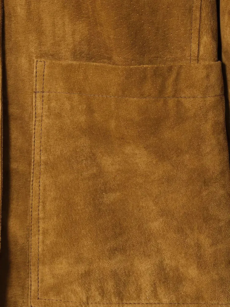 Women's Autumn Winter Reverse Vintage Lapel Pockets Jacket Female Fashion Single-Breasted Street Casual Long Sleeve Coat